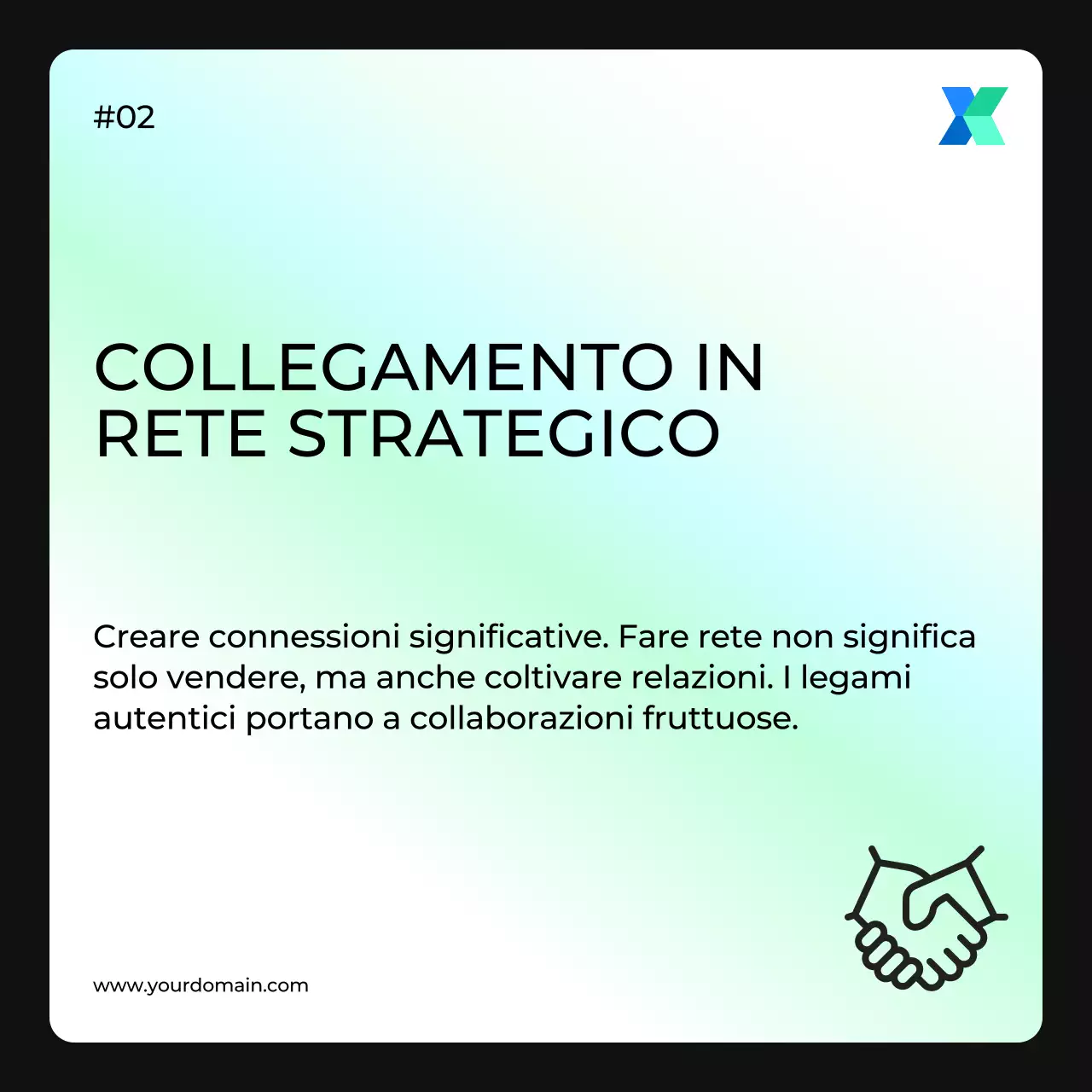 Guida alla strategia di vendita del marketing moderno bianco e verde