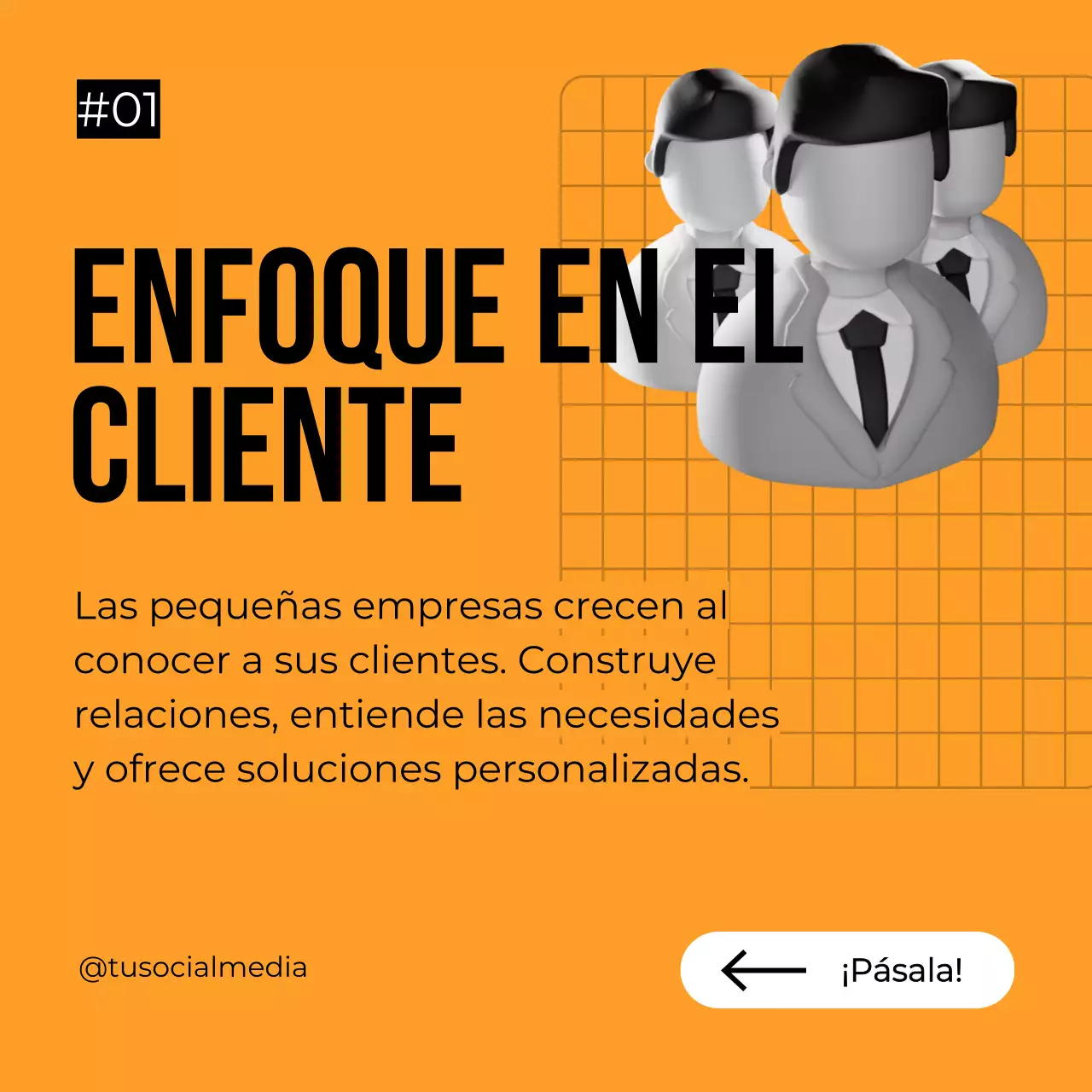 Guía de estrategia de ventas naranja y gris para pequeñas empresas