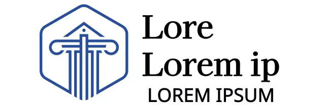 Concept de cabinet d'avocats avec des éléments linéaires luxueux