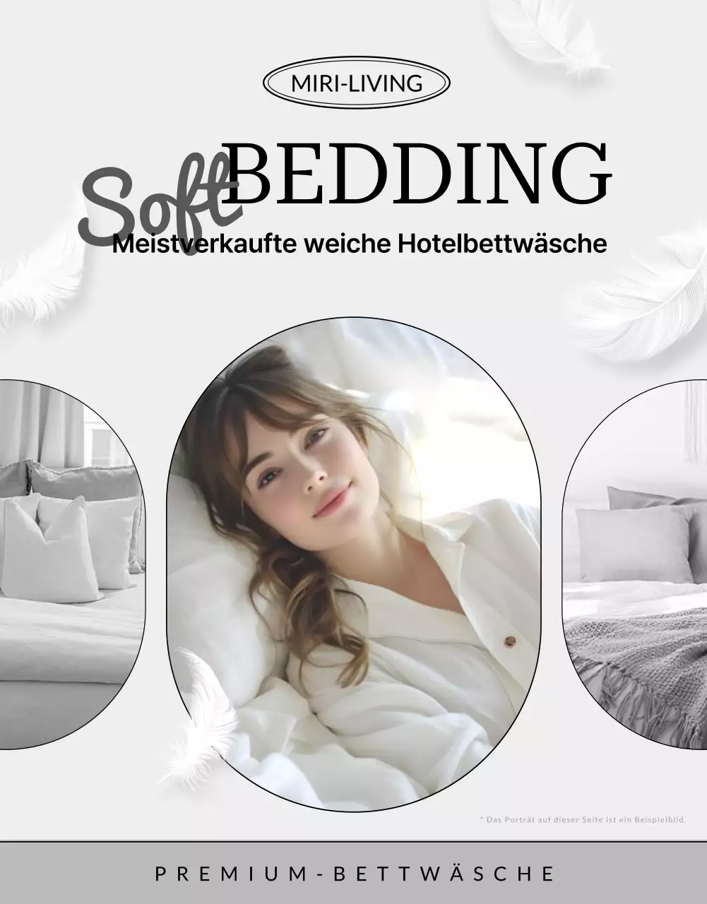 Fördern Sie graue, moderne Bettwaren