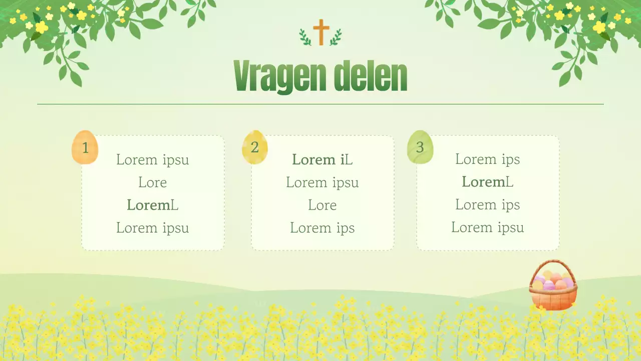 Een gids voor natuurlijke kerkelijke paasdiensten in chartreuse en geel