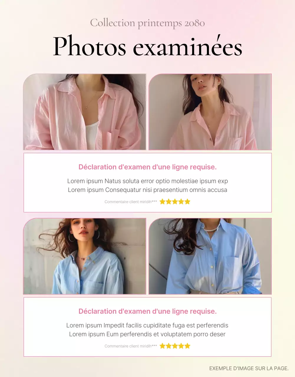 Promouvoir une revue détaillée de la mode kitsch en rose