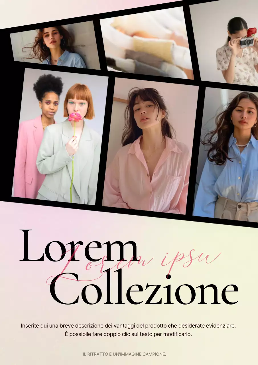 Promuovete il vostro evento di moda primaverile in rosa