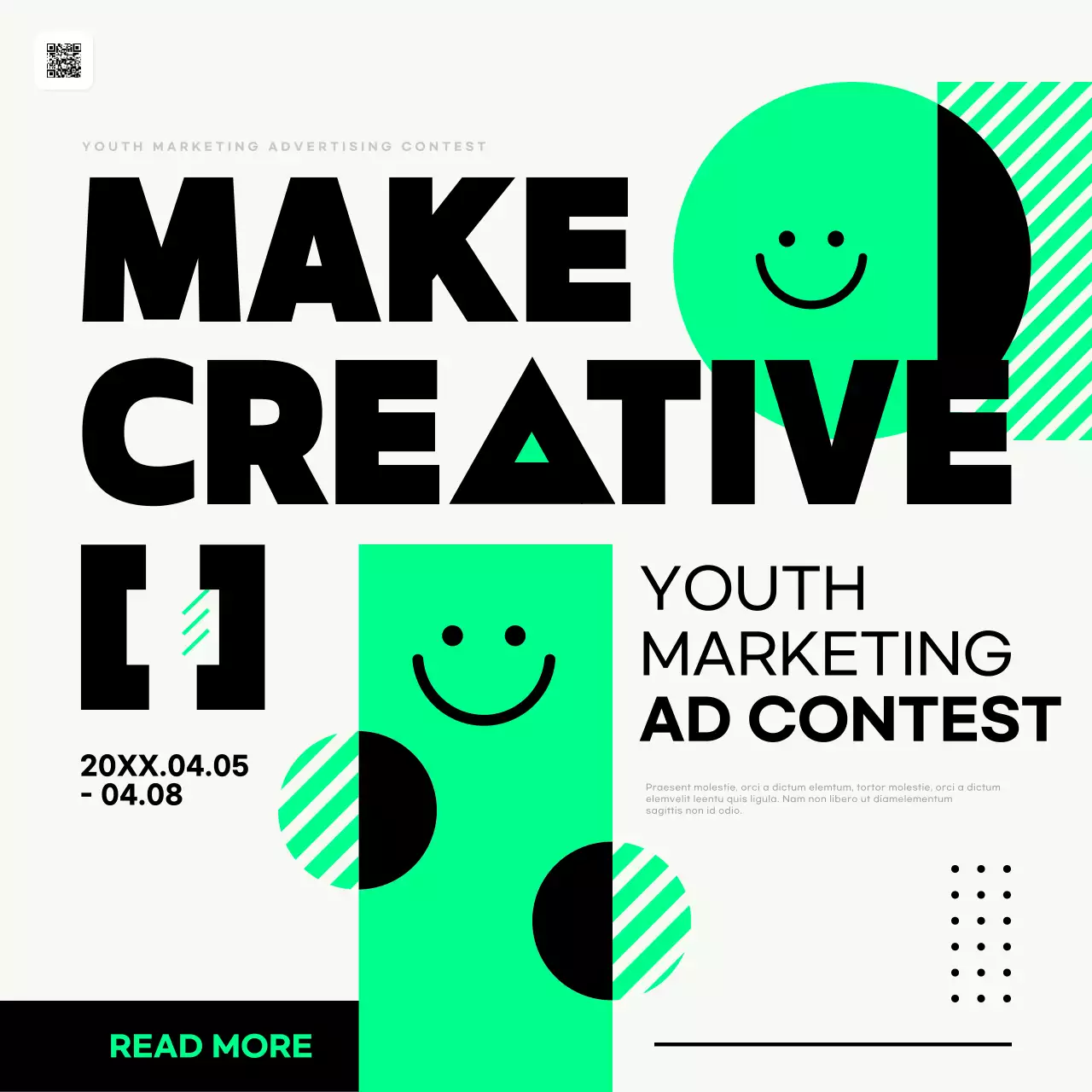 Green Bold Marketing Advertisement Social Media Post