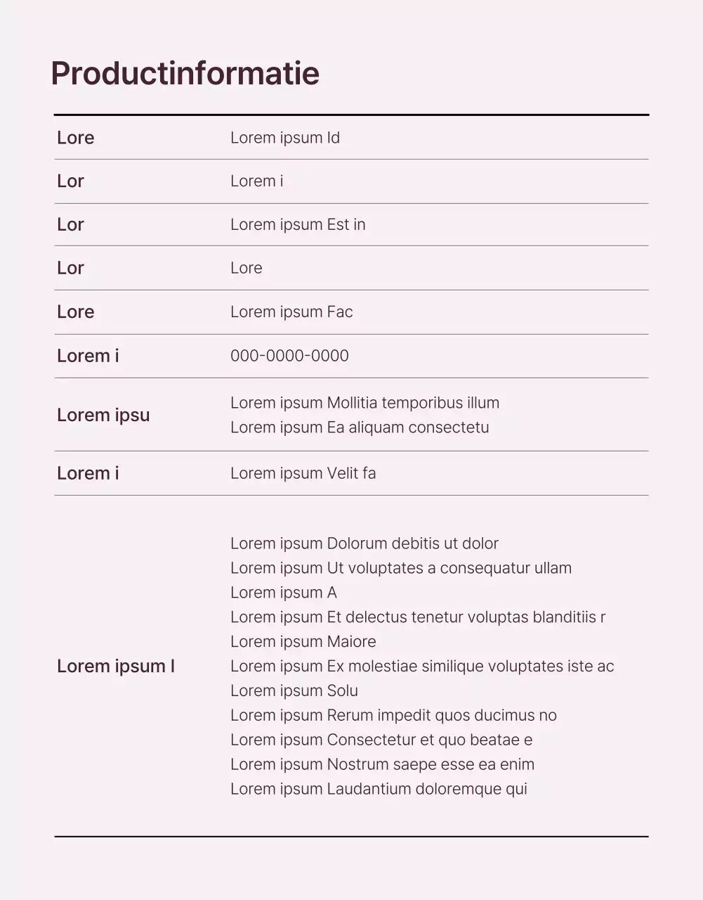 Promoot productpagina's voorjaarsmode in roze
