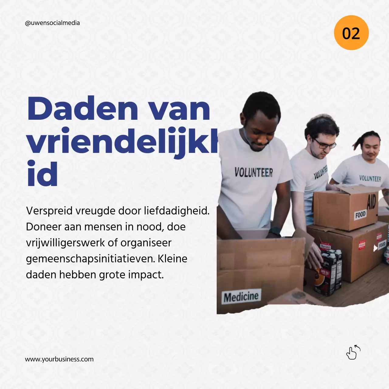 Blauw Oranje Eenvoudige Ramadan Tips Gids