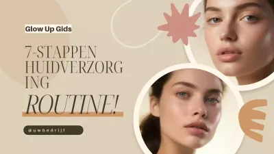 Eenvoudige huidverzorgingsroutine voor beige en bruin