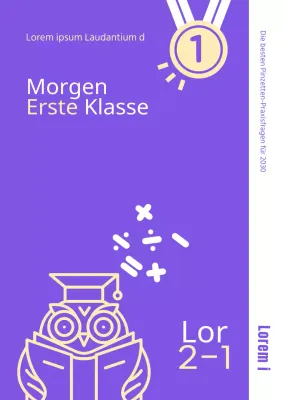 Lila und Gelb Adorable Endokrine Problem Buch