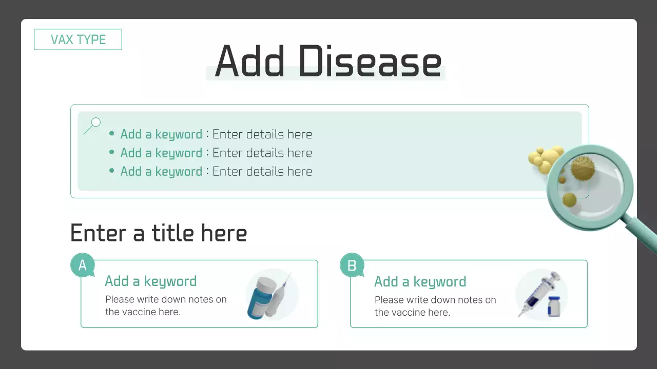 민트 미니멀 백신 가이드 프레젠테이션