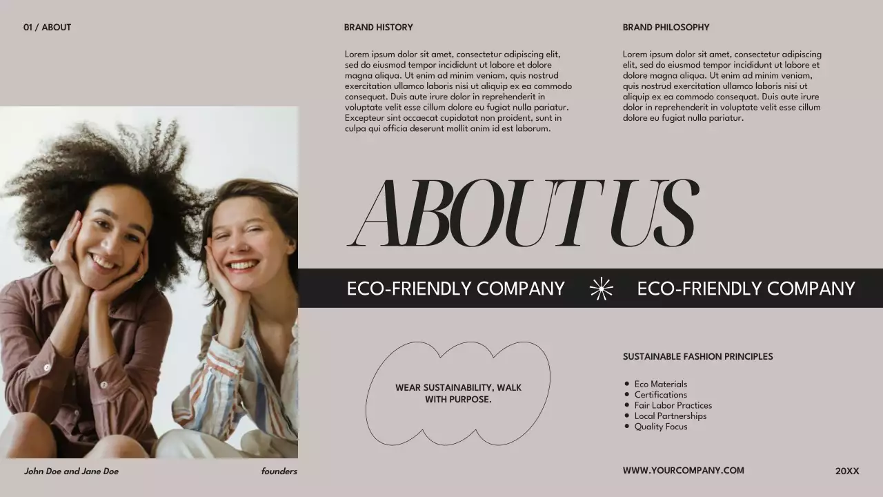 Beige Modern Fashion Promotion Presentation