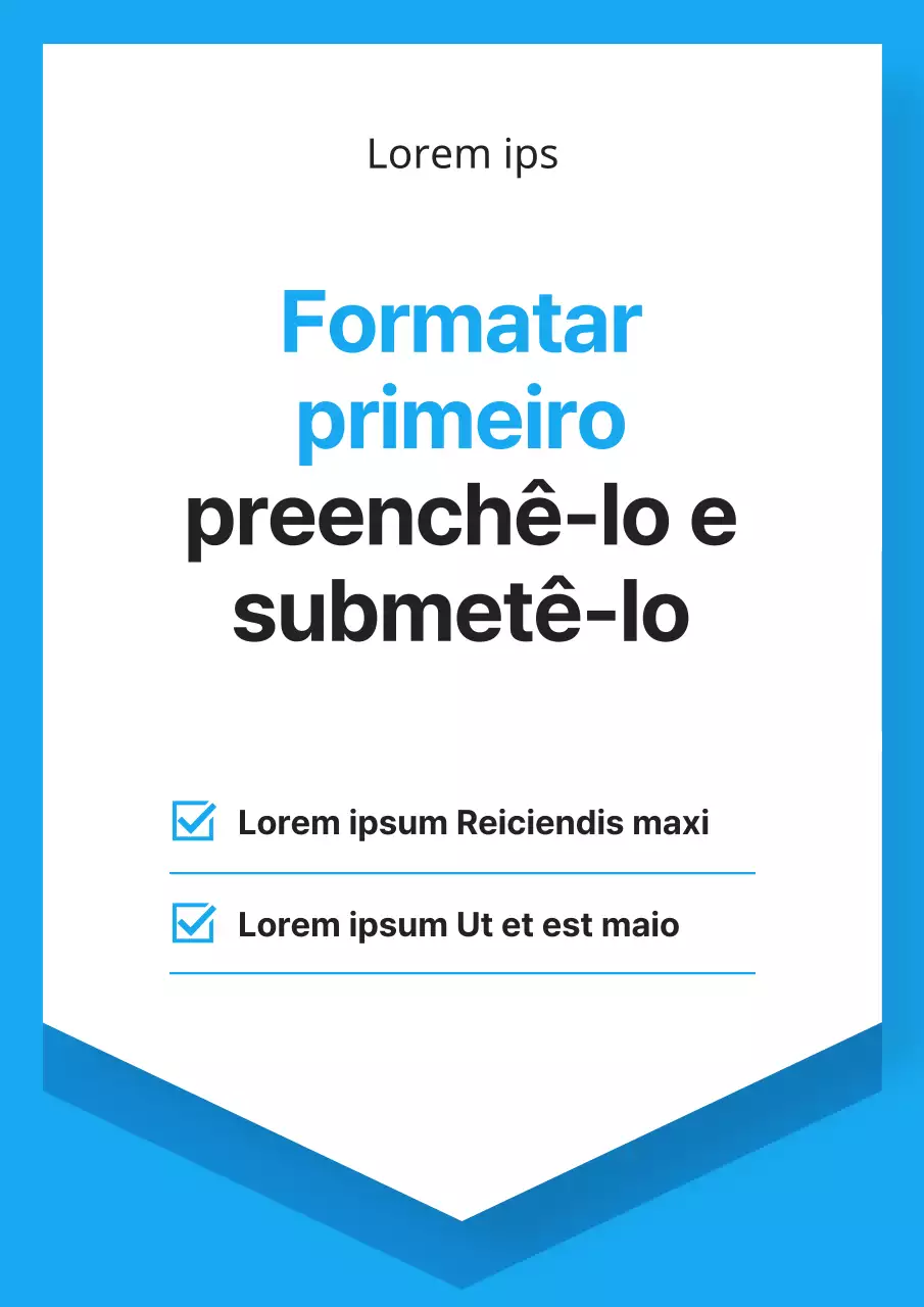 Anúncios simples de repartição pública de finanças a azul