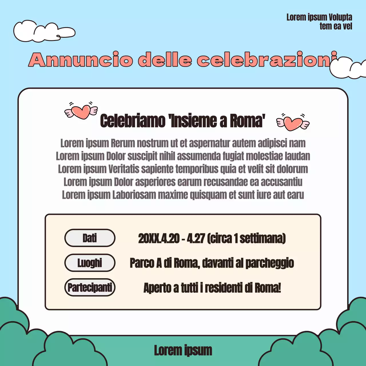 Promuovere gli eventi della Giornata della consapevolezza della disabilità in azzurro e rosso.