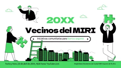 Un precioso aviso AGM verde y negro