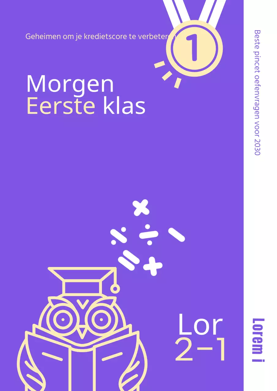 Paars en geel schattig hormoonprobleemboek