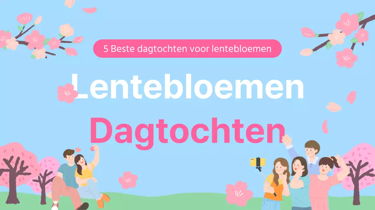 Een mooie lentetrip in roze en lichtblauw MainTitle