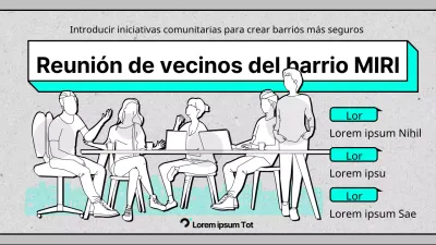 Promover un sencillo ayuntamiento gris y menta