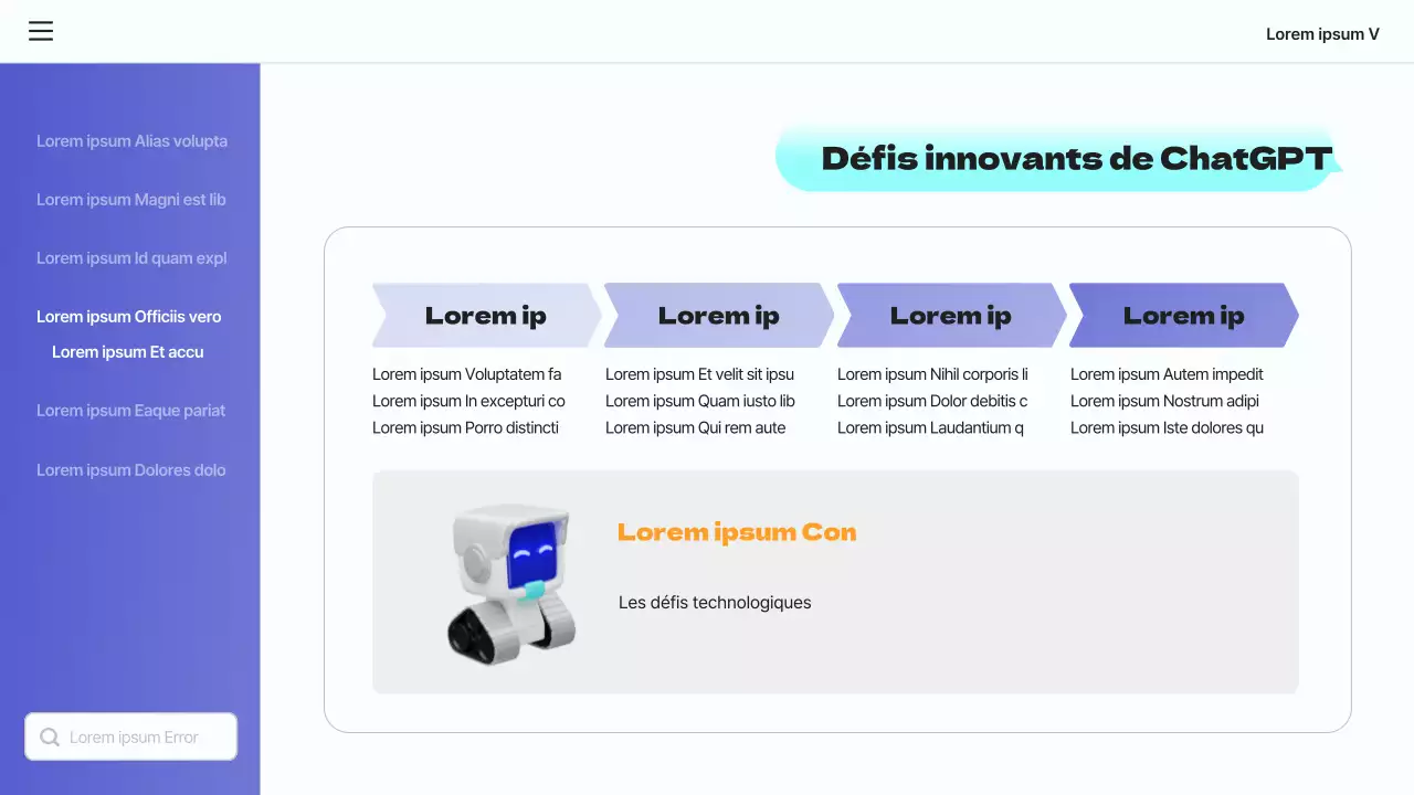 Une simple introduction à ChatGPT en bleu et bleu clair