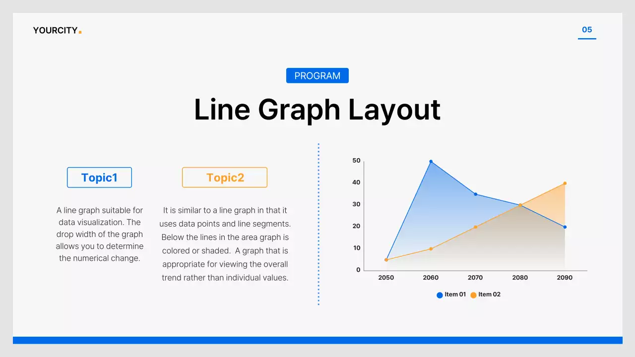 파랑과 회색의 심플한 공기업 보고서