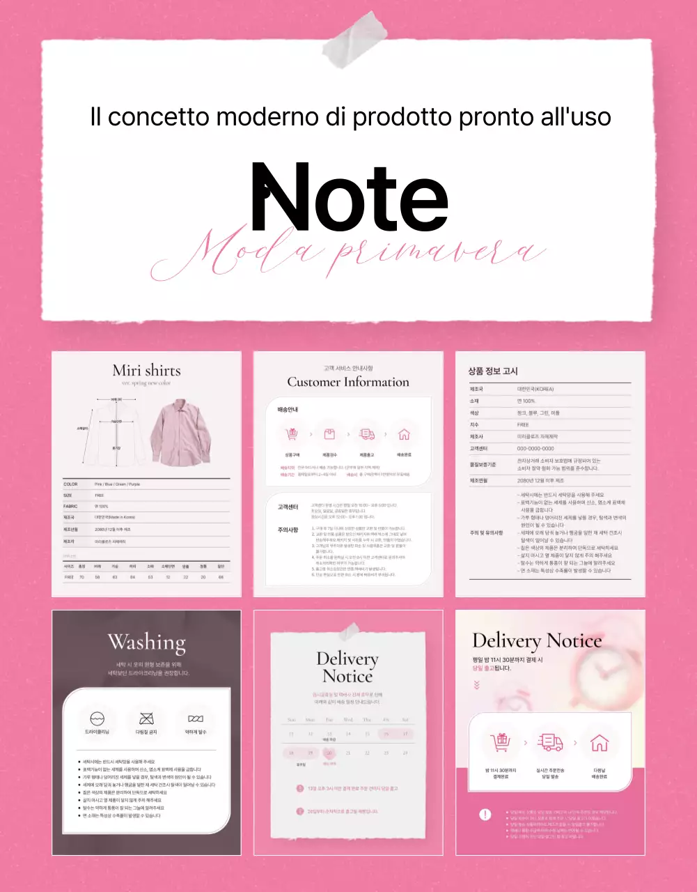 Promuovere dettagli di moda rosa di tendenza