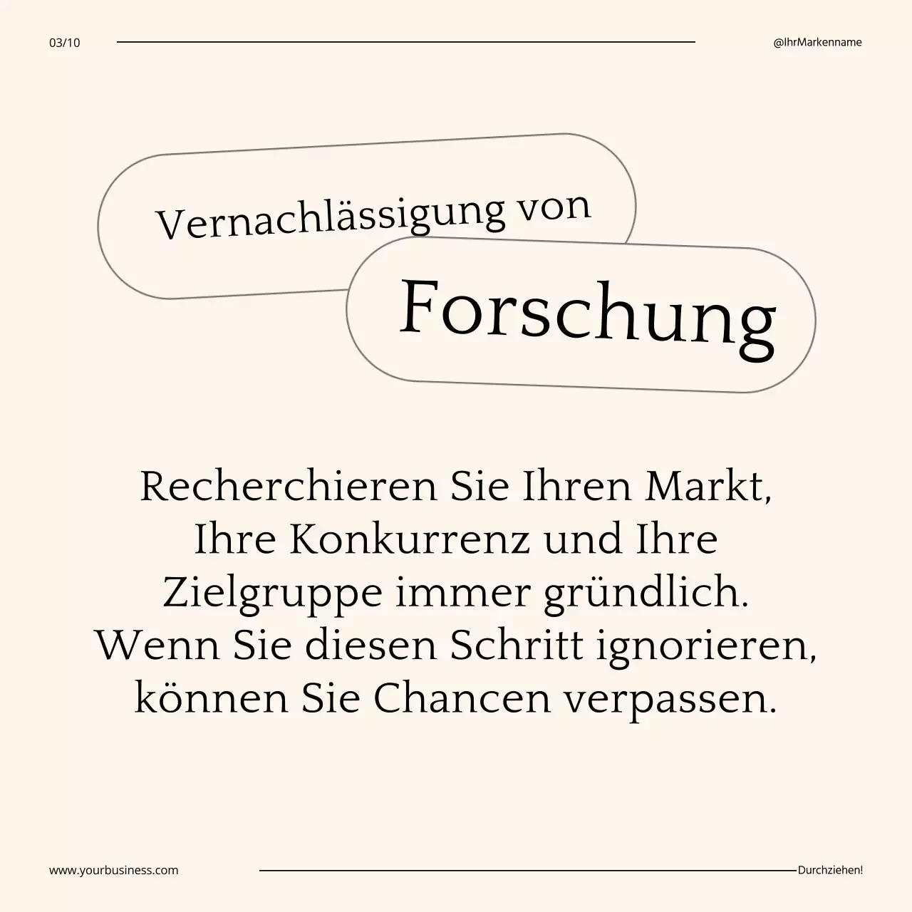 Beige und Schwarz Minimal Business Self-Growth Tips Guide