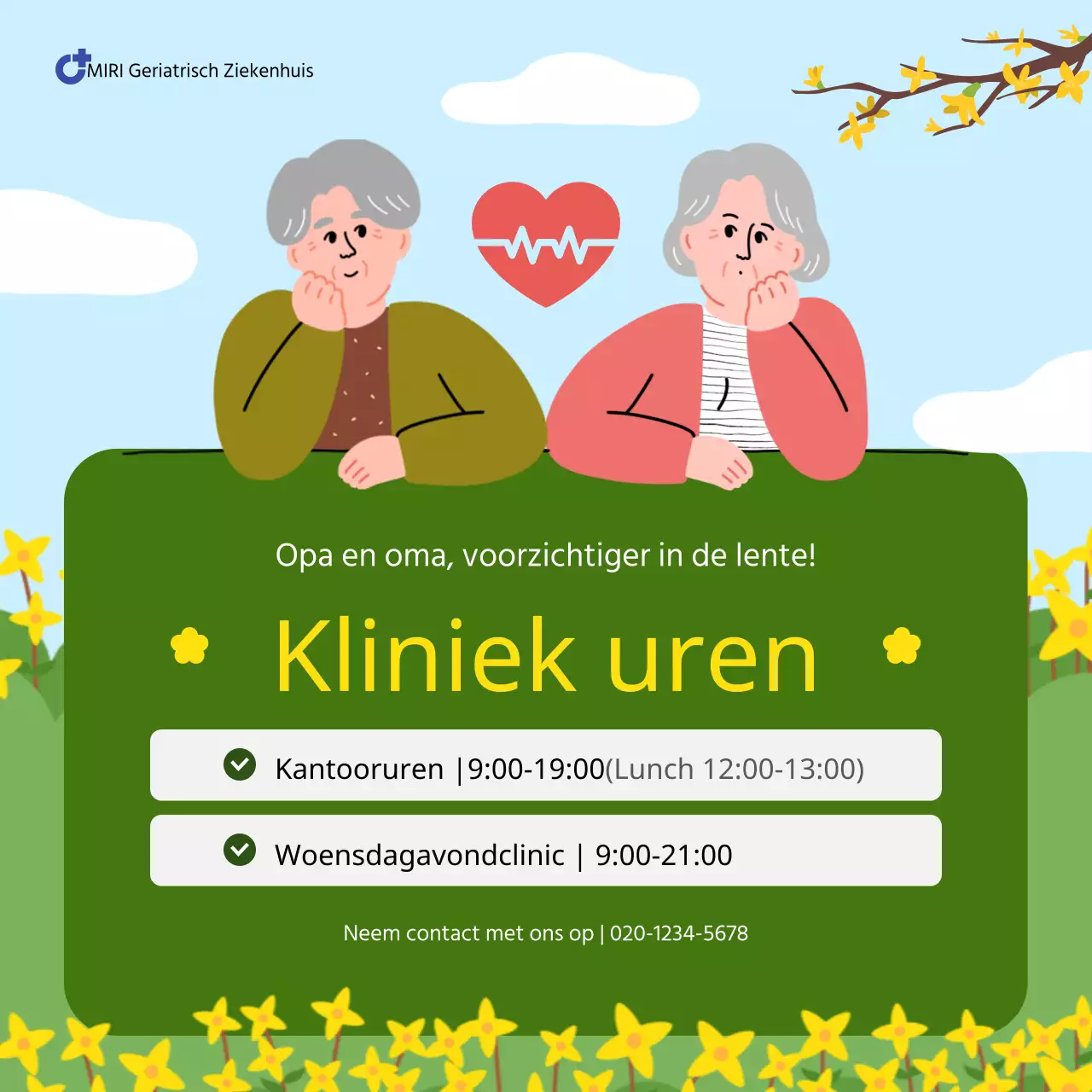 Een gids met voorzorgsmaatregelen voor seizoensgebonden gezondheid voor oudere volwassenen met gele en groene pokken