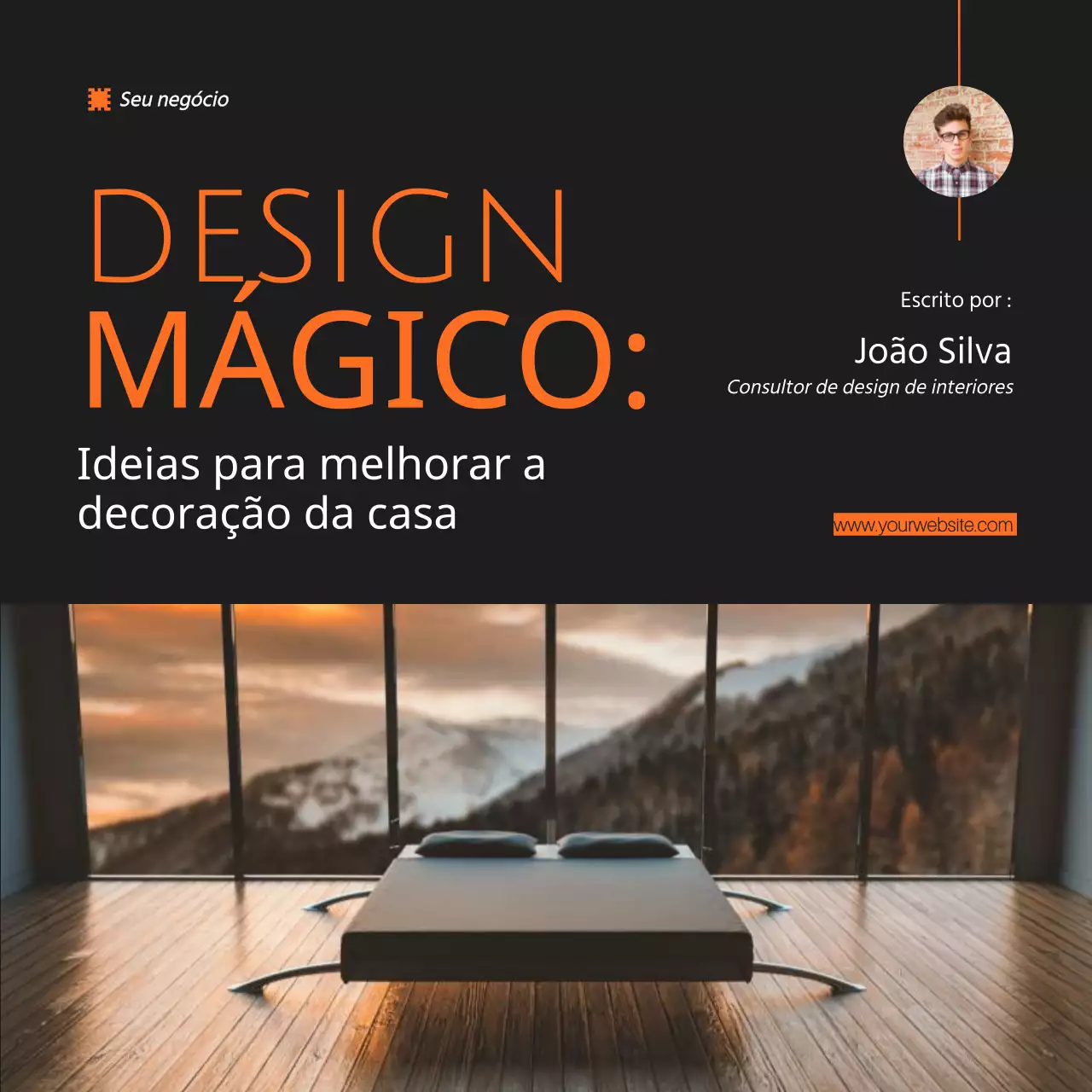 Preto Laranja Guia de Ideias de Decoração Elegante para a Casa