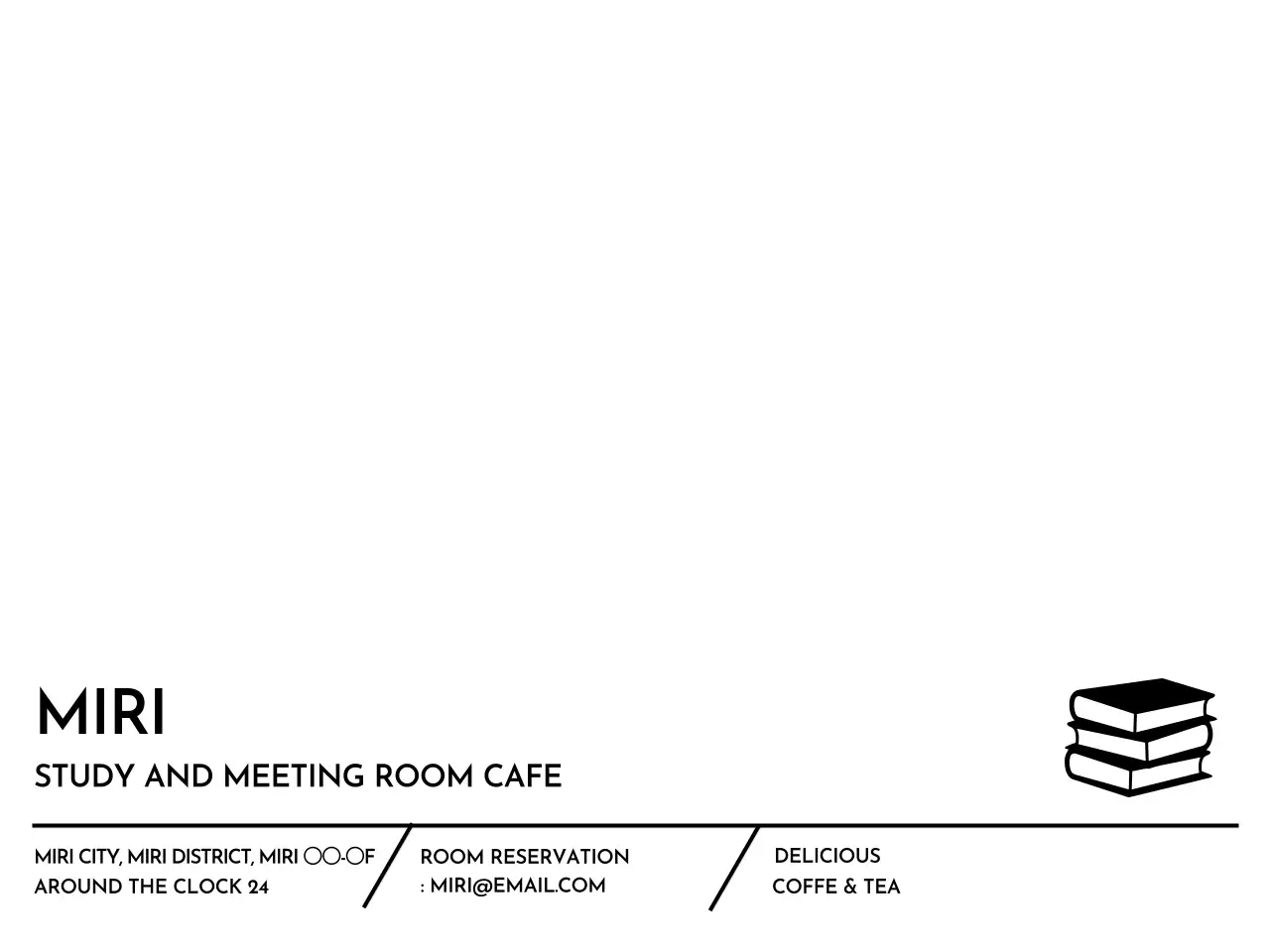 情報伝達を目的としたすっきりとした印象のデザイン。