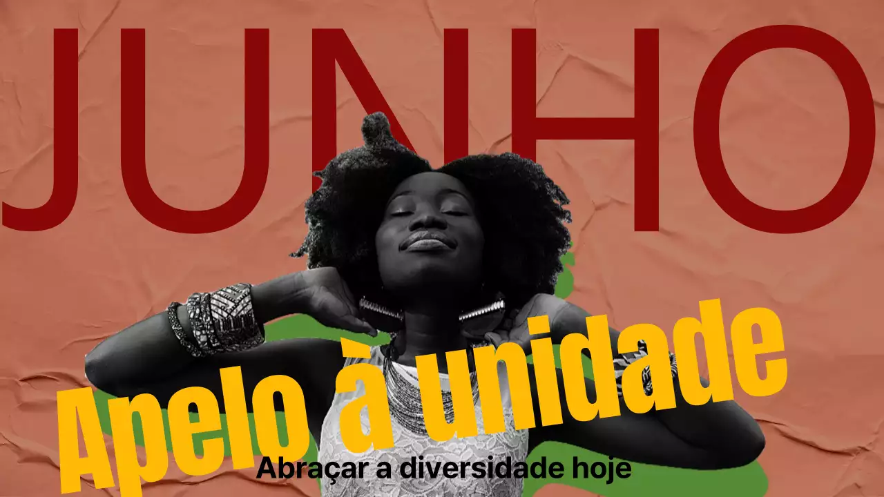 Vermelho e amarelo a negrito Introdução à história do Juneteenth
