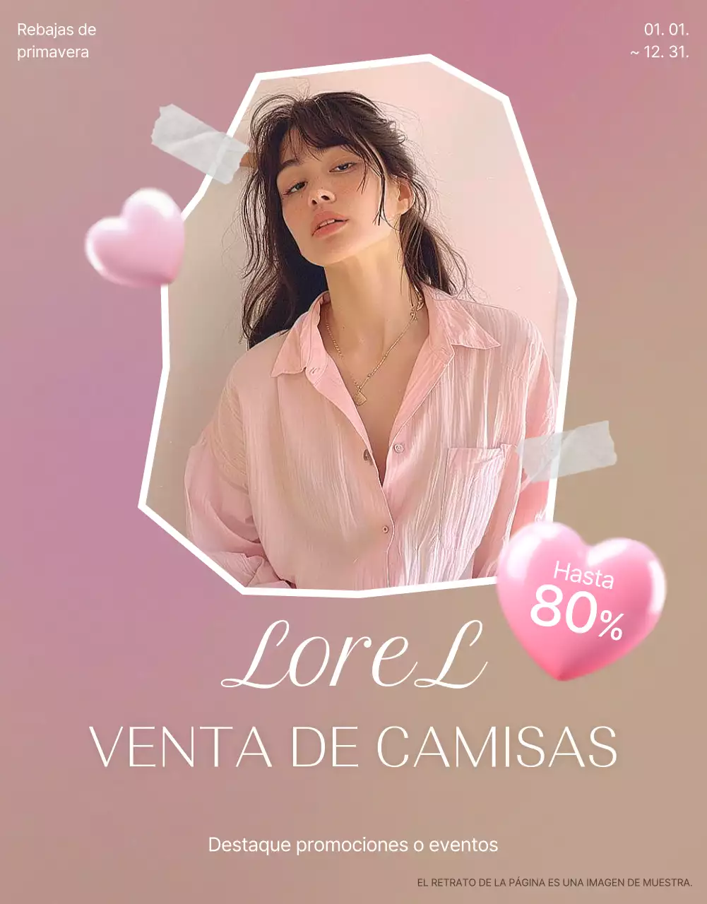 Promueva una cubierta moderna y a la moda en rosa