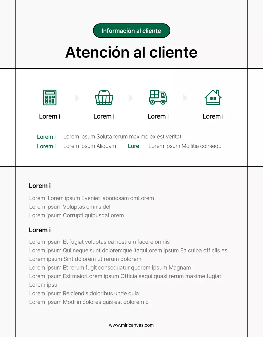 Promover la cosmética sencilla y natural en verde y blanco