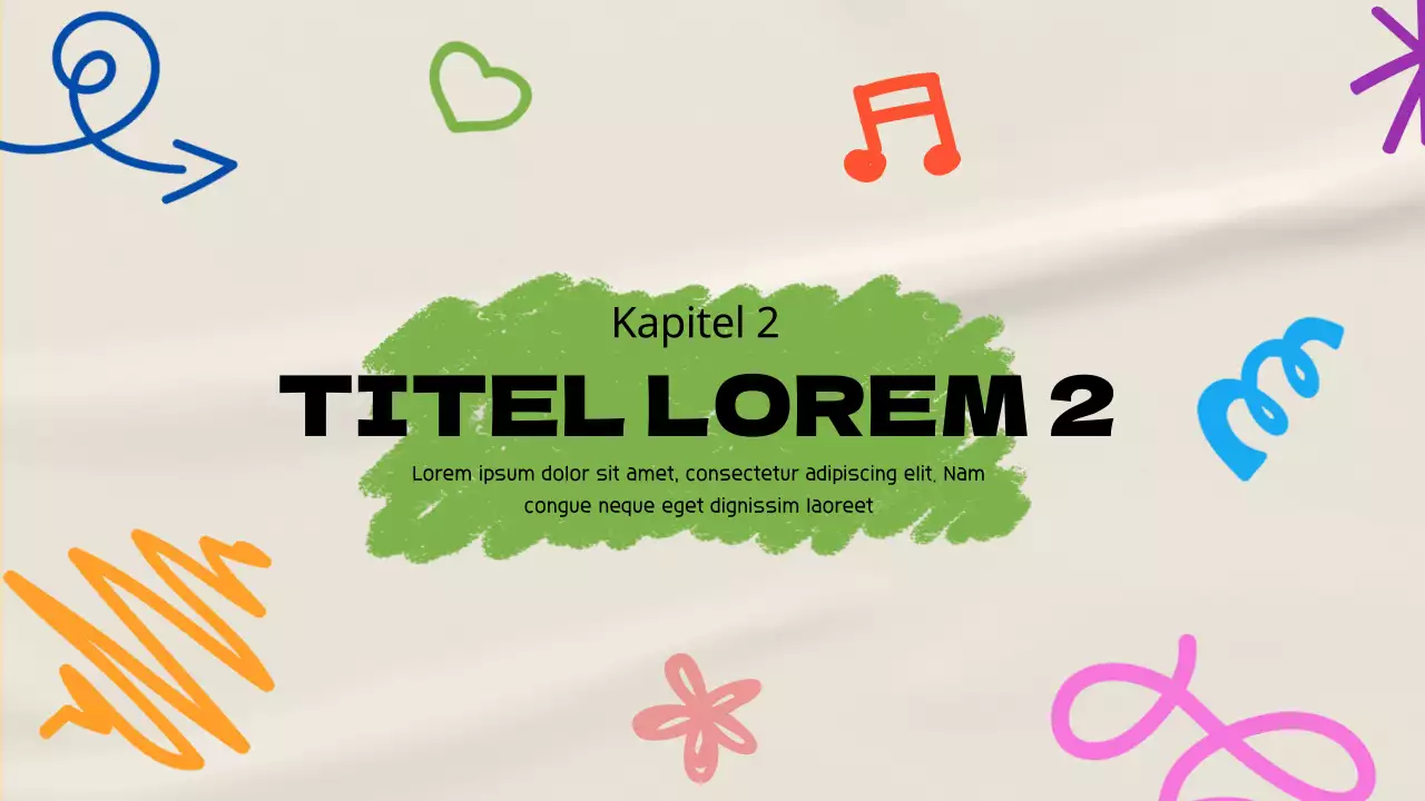 Beige Trendy Fun Crumpled Paper Lernpapier