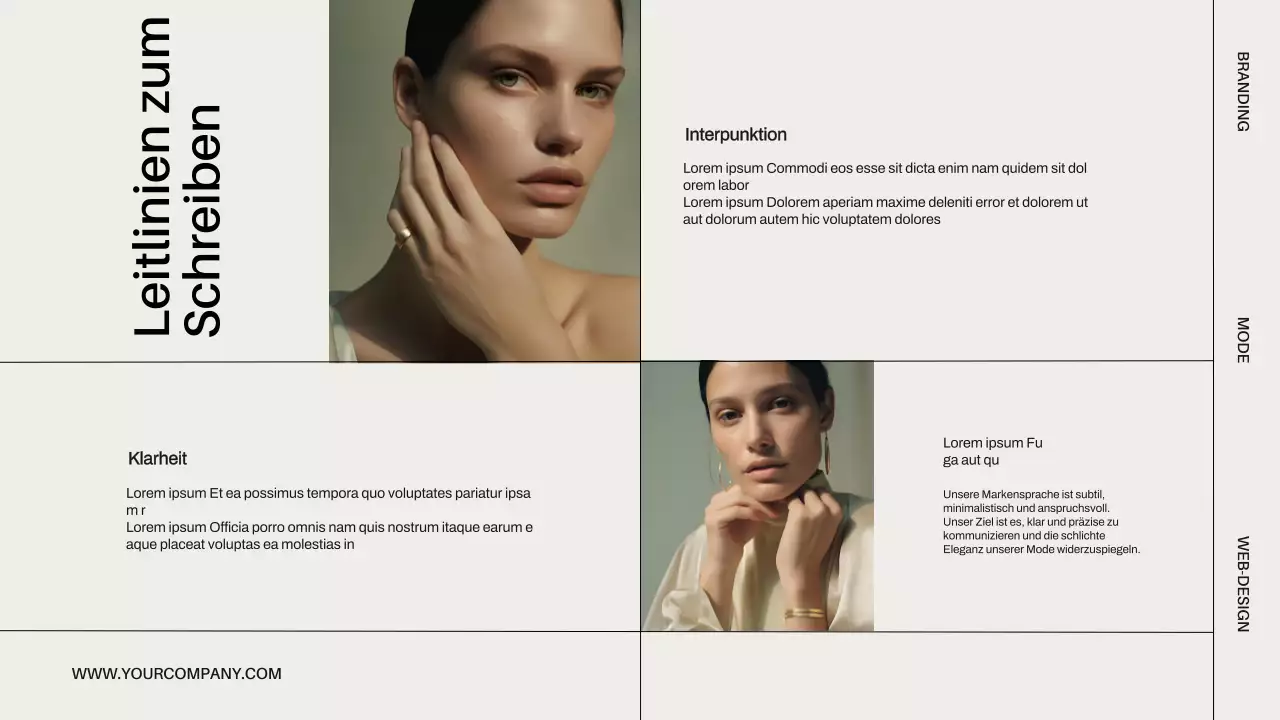 Ivory Modern Brand Style Guide Strategie