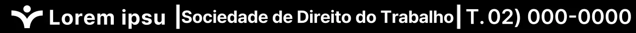 Design do texto para escrever o nome e o número da sua empresa