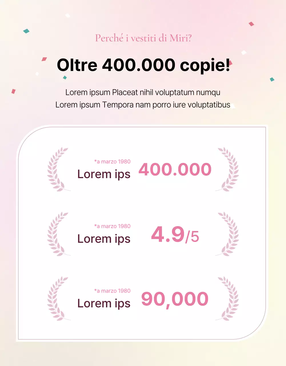 Promuovere un dettaglio moda di tendenza introdotto in rosa