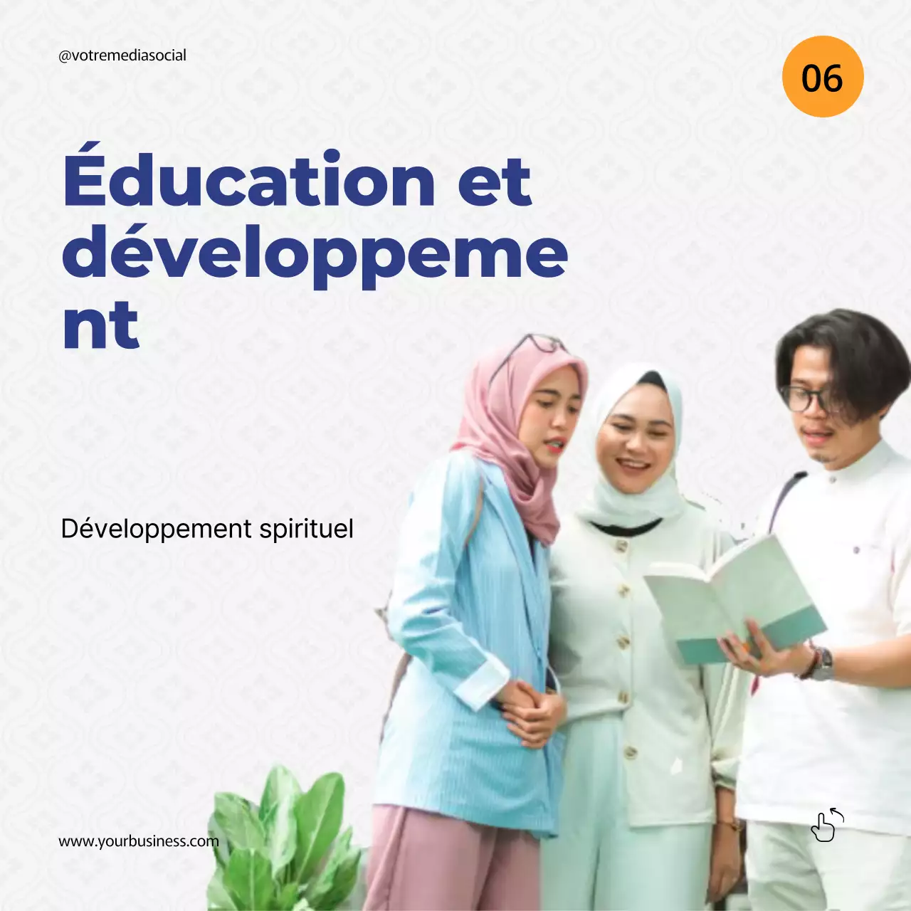 Bleu Orange Guide d'astuces simples pour le Ramadan