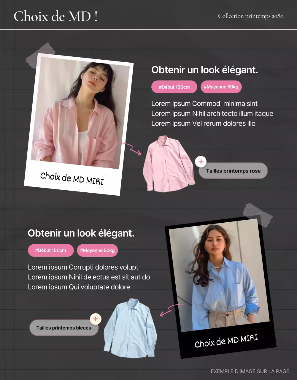 Promouvoir une revue détaillée de la mode kitsch en rose