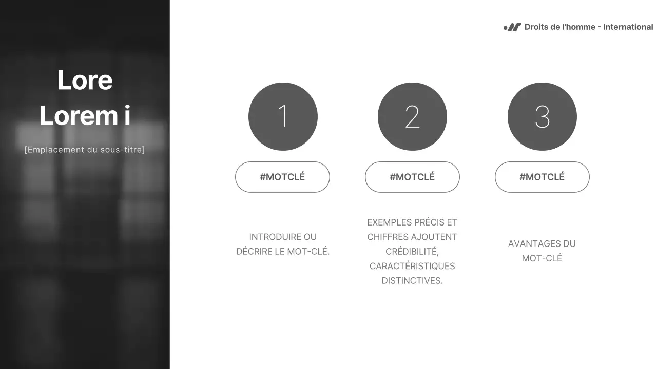 Noir et blanc, un rapport simple mais puissant pour les ONG