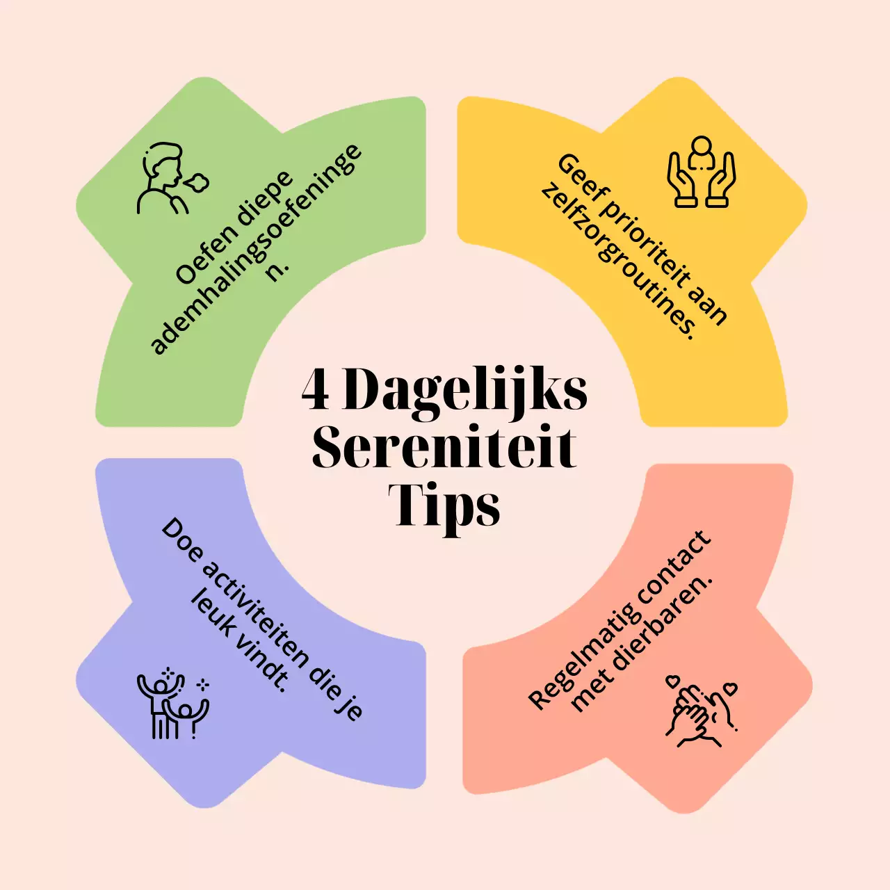 Beige en geel basismateriaal voor geestelijke gezondheidszorg