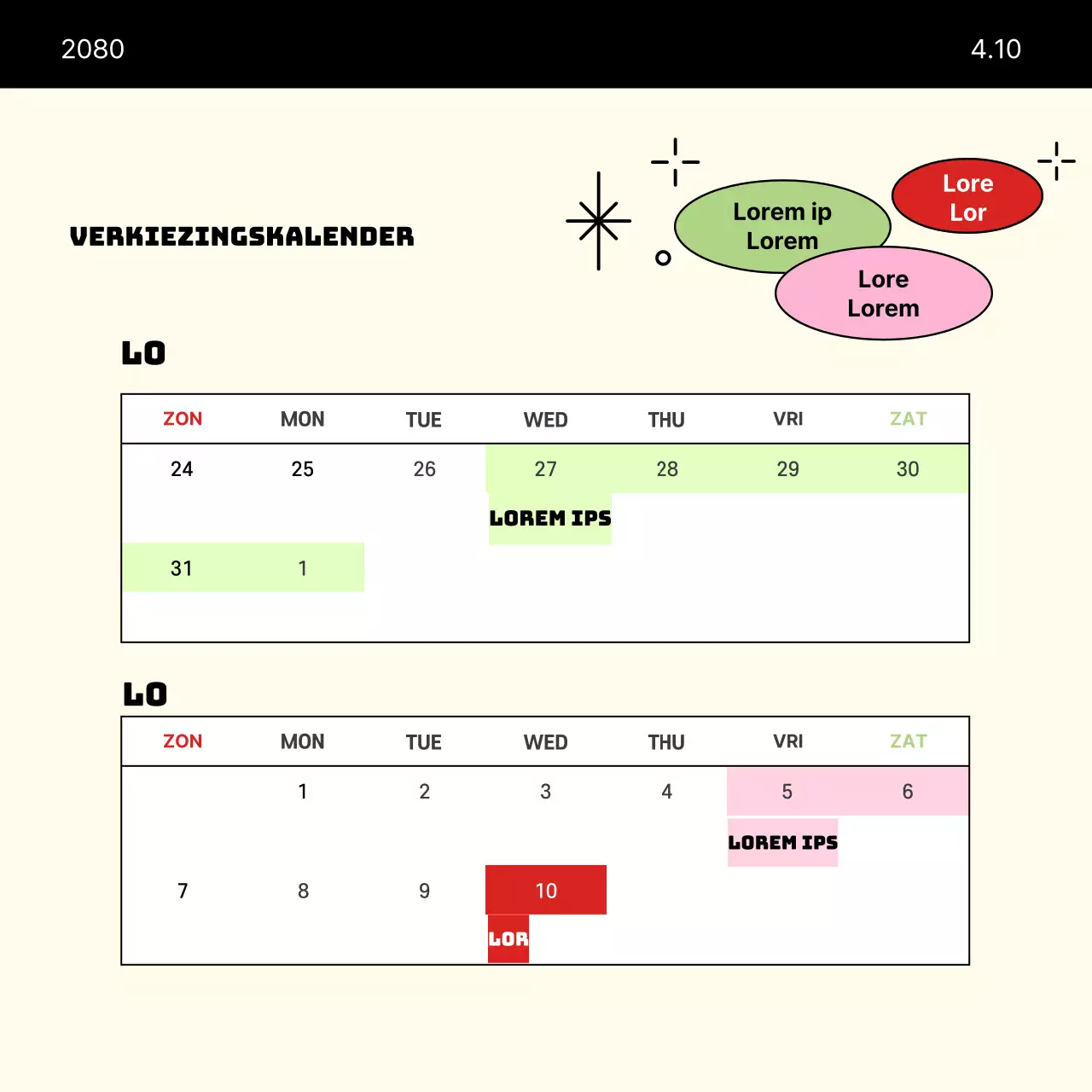 Een beige en minimalistische stemwijzer voor parlementsverkiezingen