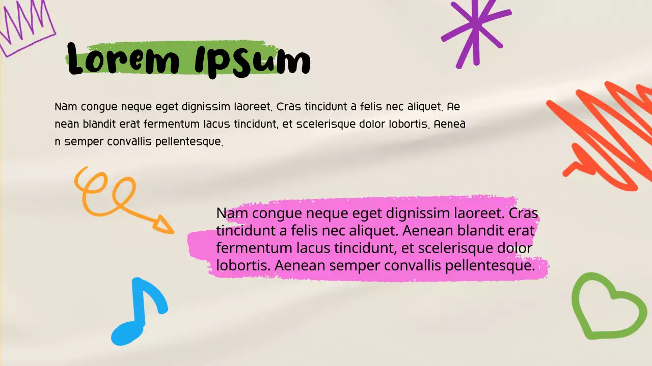 Beige Trendy Fun verfrommeld papier Leerpapier