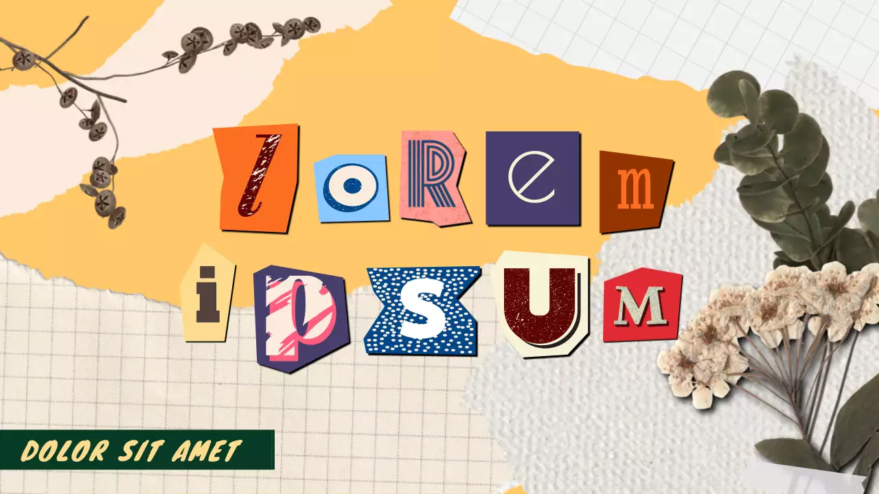 Grüne und rote Retro-Scrapbooking-Lernmittel