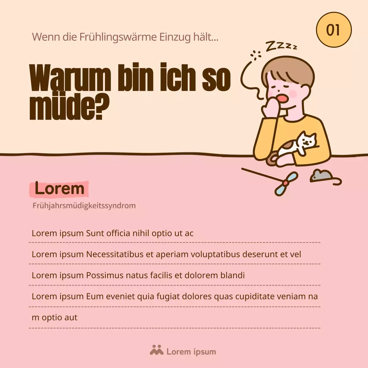 Über Frühlingsgefühle in ihrer ganzen gelben und rosa Pracht