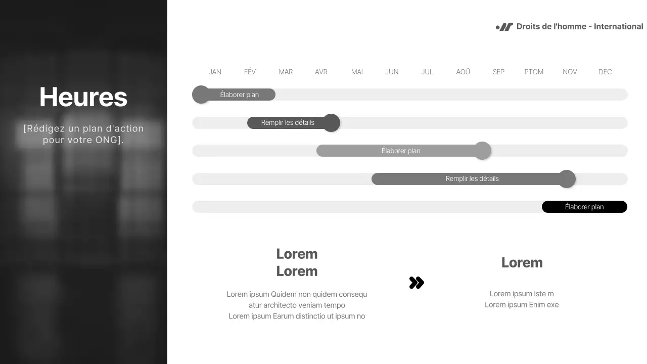 Noir et blanc, un rapport simple mais puissant pour les ONG