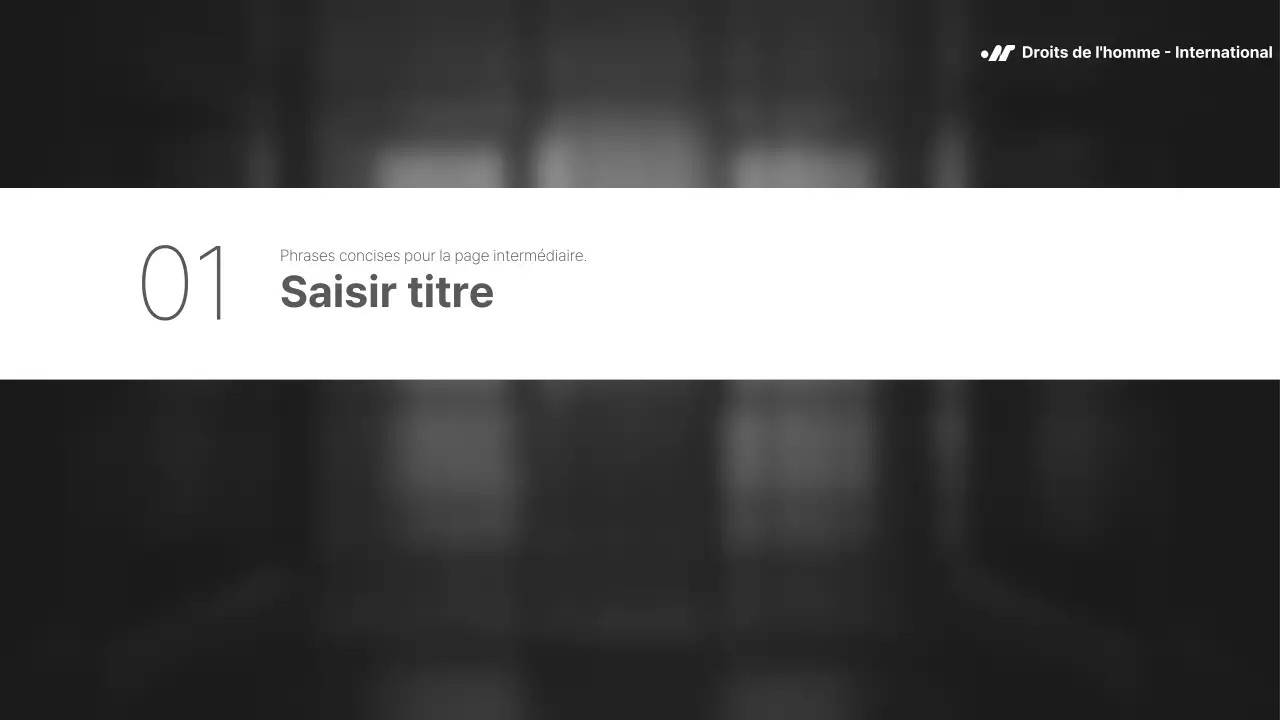 Noir et blanc, un rapport simple mais puissant pour les ONG