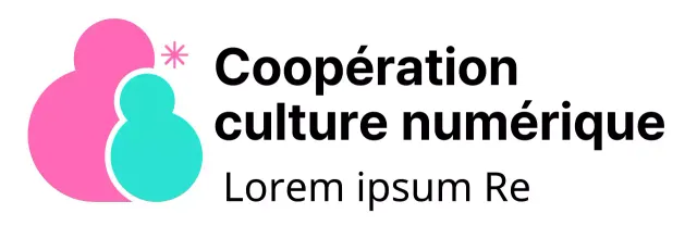 Logo conceptuel pour une association d'institutions éducatives en rose et menthe