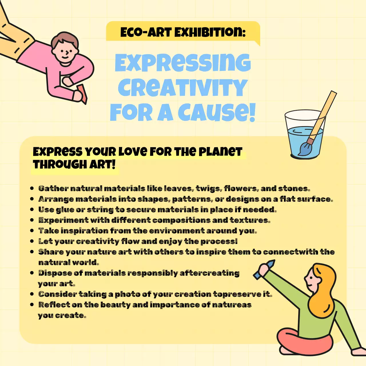 Green Modern Earth Day Event Social Media Post