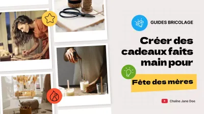 Beige Trendy Handmade Gifts For Mother's Day Video Guide (en anglais)