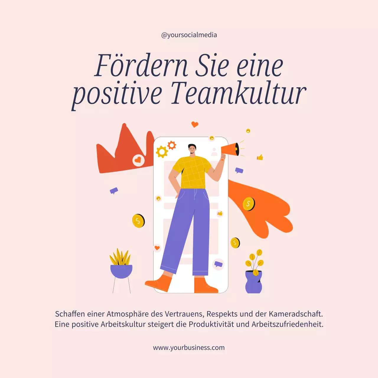 Beige und Lila Trendy Team Harmony Tipps & Leitfaden