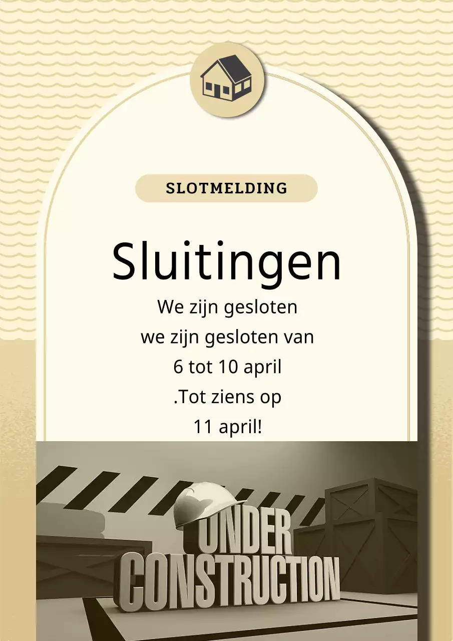 Beige en groene moderne liftconstructie