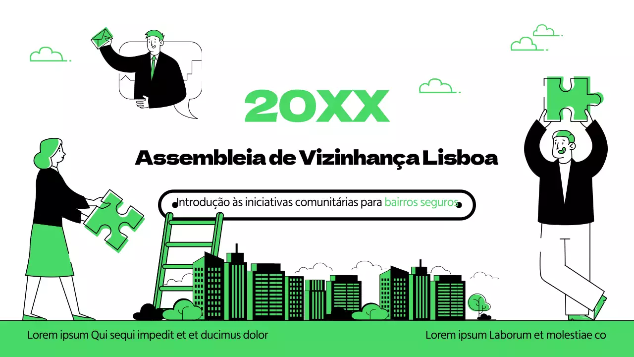 Um belo aviso AGM verde e preto